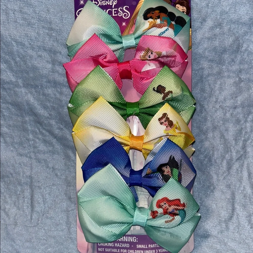 Disney Princess Hair Bows (6)   4/$25